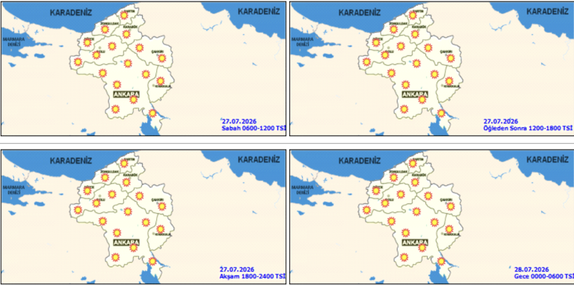 Meteoroloji açıkladı! Kuzeydoğu'da sağanak yurtta sıcaklık yükseliyor... - Resim: 8