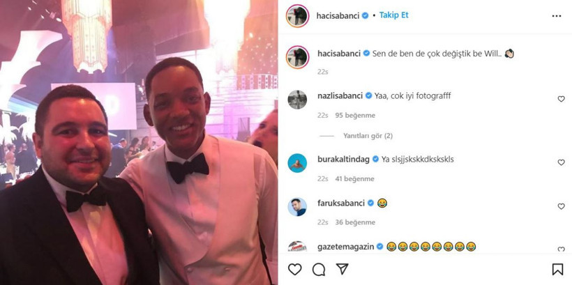 Oscar'da Chris Rock'a tokat atan Will Smith için Hacı Sabancı'dan dikkat çeken paylaşım - Resim: 3