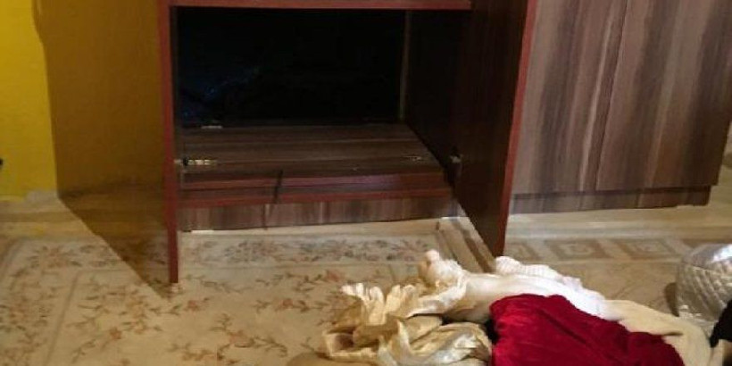 Kayseri'de hırsızlar gardırop arkasına yaptırdıkları gizli bölmeden yakalandı - Resim: 2