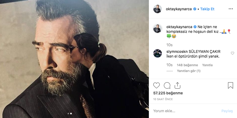 EDHO'nun başrolü Oktay Kaynarca'dan Meryem Uzerli'nin öpücüğüne sözlü karşılık - Resim: 2