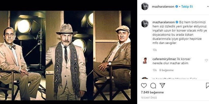 Kanser olan Özkan Uğur'un son durumu! Mazhar Alanson açıkladı - Resim: 2