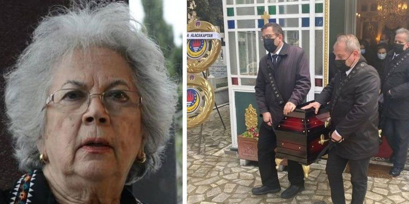 Kilisede Ayla Karaca için cenaze törenini düzenlendi son yolculuğuna uğurlandı - Resim: 1