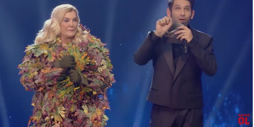 Maske Kimsin Sen'in son bölümünde caps'ler coştu! Ağaç kostümünün altından Derya Baykal çıktı! - Resim: 2