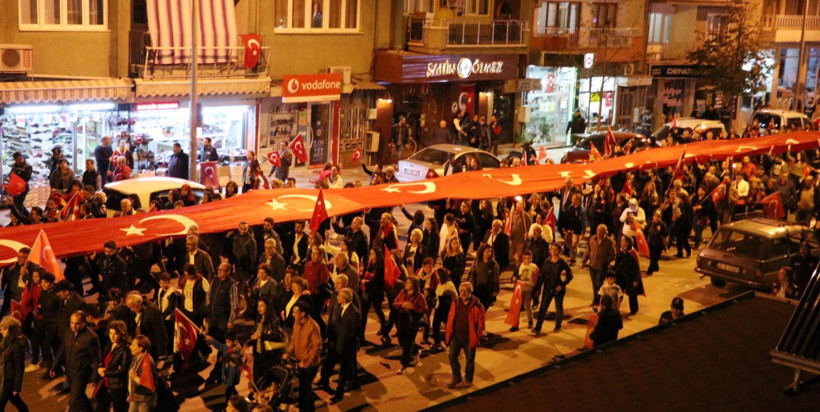 Cumhuriyet Bayramı fener alayları ile kutlandı - Resim: 1