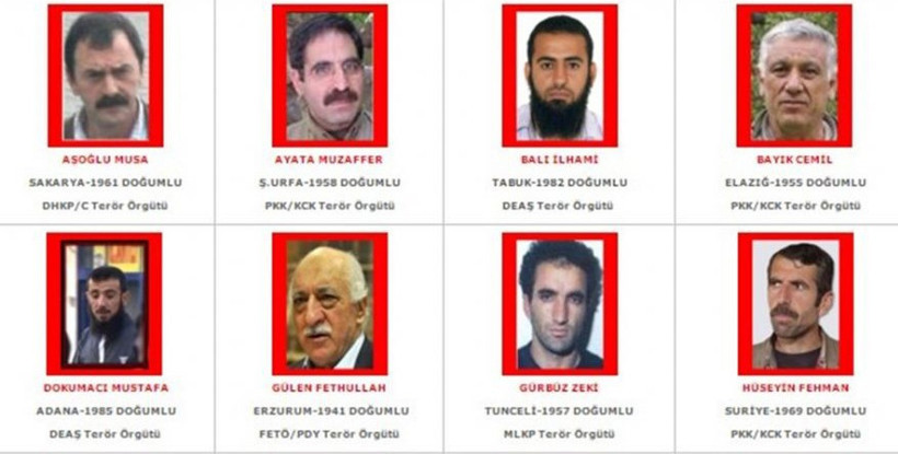 Aranan teröristlerin listesi yayınlandı - Resim: 1