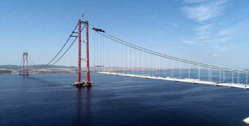 1915 Çanakkale Köprüsü'nde geri sayım! 67'sinin montajı tamamlandı - Resim: 1