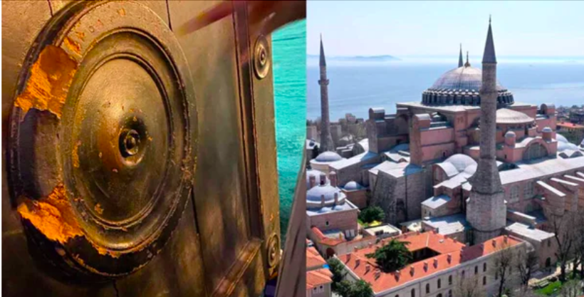 Ayasofya Camisi'nin kırılan kapısıyla ilgili yeni gelişme! İlber Ortaylı 'namus meselesi' demişti - Resim: 1