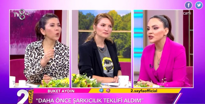 TV8 2. Sayfa canlıda Buket Aydın'dan 'şarkıcılık' itirafı teklifler yağmış ilk şarkısı 'Habeş Maymunu' - Resim: 2