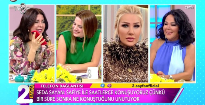 TV8 2. Sayfa canlı yayınında Seda Sayan'dan 'Safiye Soyman meme estetiği' bombası - Resim: 1