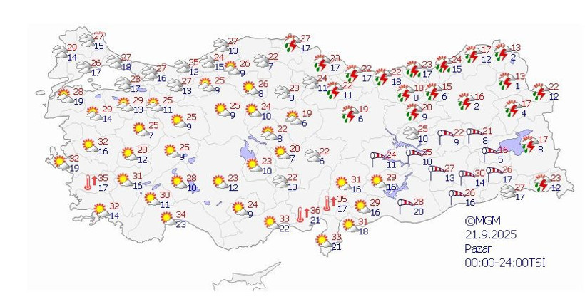 Karadeniz, İç Anadolu ve Doğu Anadolu'da yağışa dikkat! Kuvvetli geliyor... - Resim: 4