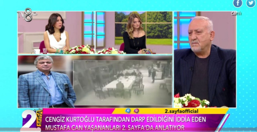 TV8 2. Sayfa'da Cengiz Kurtoğlu'nun darp ettiği Mustafa Can o geceyi anlattı - Resim: 1