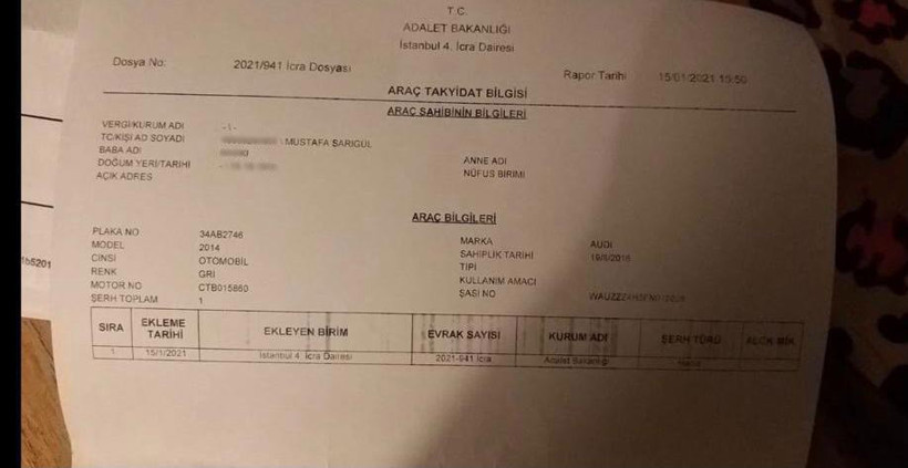 Mustafa Sarıg&uuml;l'e haciz şoku! Bu kez aracına el kondu - Resim: 0