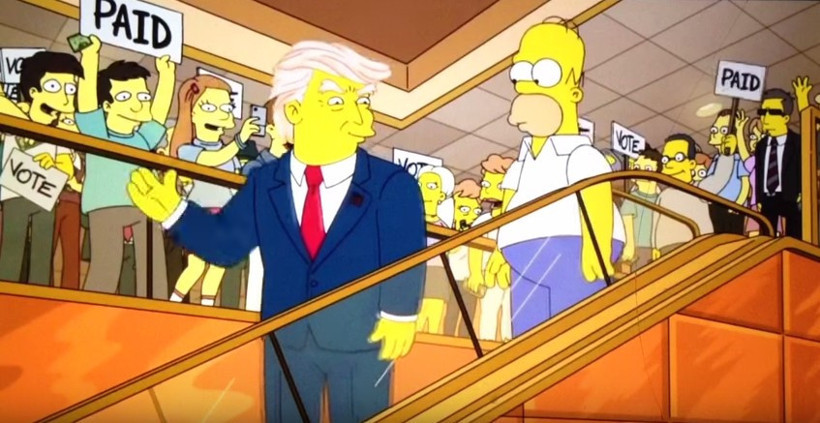 The Simpsons geleceği görmüş Trump sahneleri olay - Resim: 2