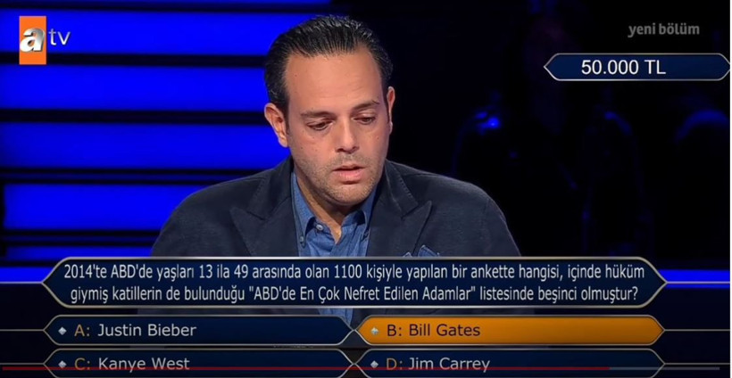 Kim Milyoner Olmak İster'de 'ABD' sorusu! Tüm ihtimalleri denese de olmadı! - Resim: 3