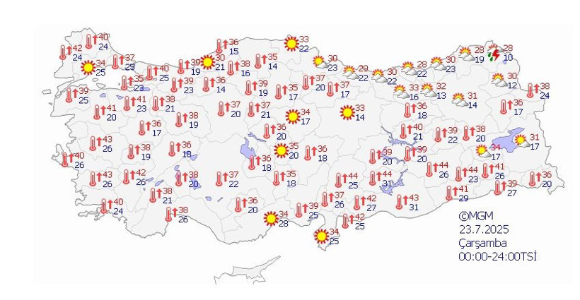 En tehlikeli 24 saat! Uzmanlar bugün dünden beter olacak diyor gölgede 42 derece - Resim: 4