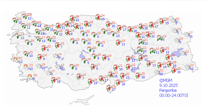 Sağanak, yağmur ve fırtına! Sarı ve turuncu kod alarmı sürüyor... - Resim: 4