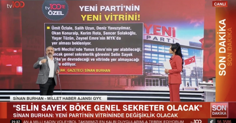 Yeni Parti&rsquo;nin yeni vitrini ortaya &ccedil;ıktı! MYK'ya girecek isimleri canlı yayında saydı - Resim: 0