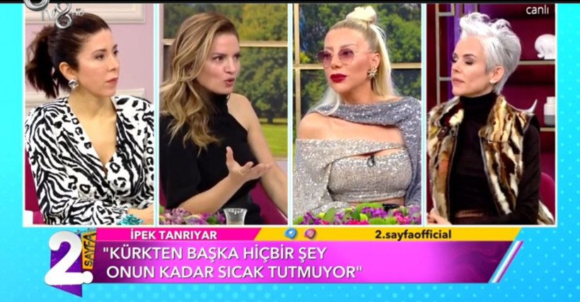 TV8 2. Sayfa canlıda Gülşah Saraçoğlu'ndan hayvanseverleri çıldırtan 'gerçek kürk' savunması - Resim: 1