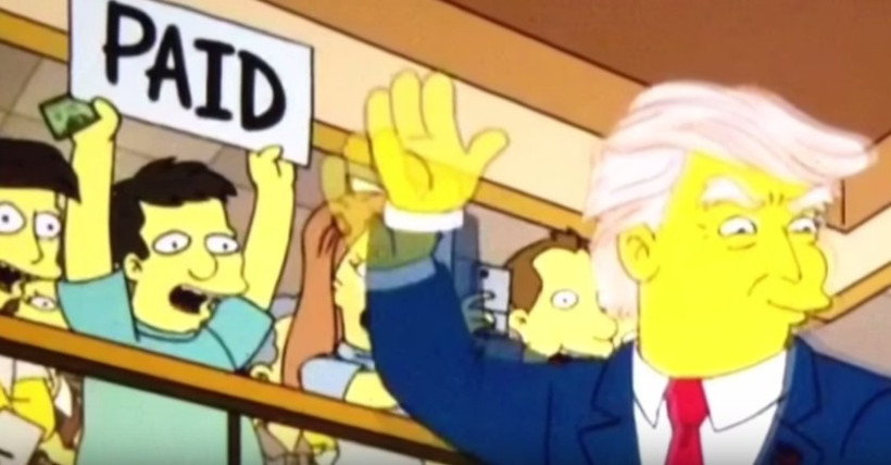 The Simpsons geleceği görmüş Trump sahneleri olay - Resim: 4