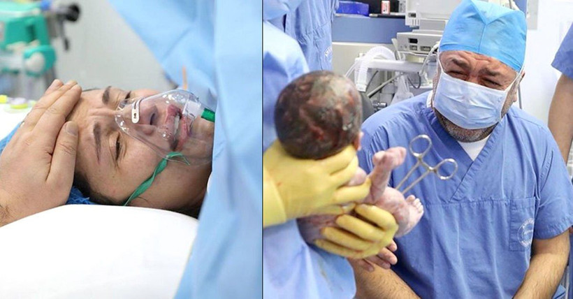 Sinem Öztürk Uslu Doğurdu Mustafa Öztürk aynı gün hem baba oldu hem dede - Resim: 2