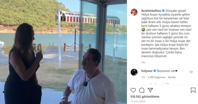 İbrahim Tatlıses ve Hülya Avşar'ın 'Haydi Söyle' videosu Instagram'ı salladı - Resim: 1