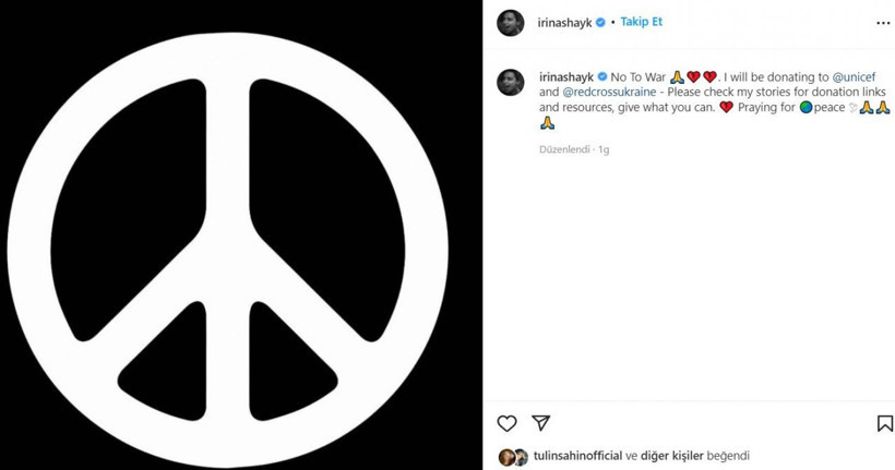 Putin'e bir darbe de Rus model Irına Shayk'tan... Ukrayna'ya yardım topluyor - Resim: 4