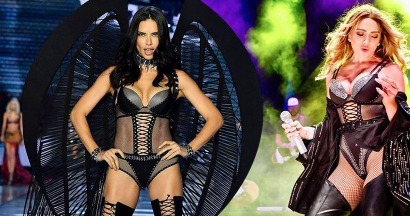 Hadise'nin iç çamaşırını andıran kıyafeti Adriana Lima'nınkiyle aynı çıktı - Resim: 3