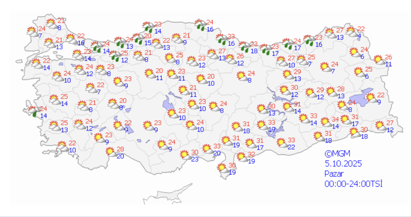 AKOM ve Meteoroloji'den kuvvetli yağış uyarısı! 3 Kente dikkat... - Resim: 4