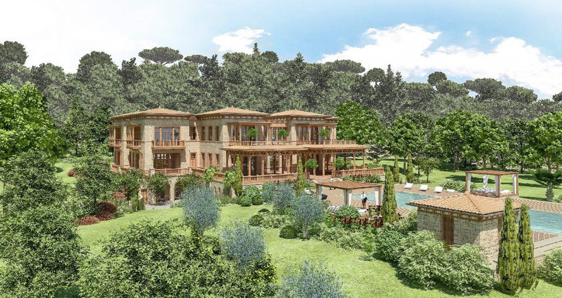 İşte Marmaris'te 'Yazlık Saray' olarak anılan Cumhurbaşkanlığı Devlet Konuk Evi'nden ilk fotoğraflar - Resim: 1