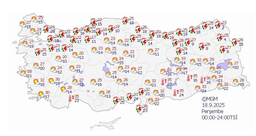 Yükseklerde kar, şehirde yağmur! Sıcaklıklar düşüyor: İşte il il hava durumu... - Resim: 4