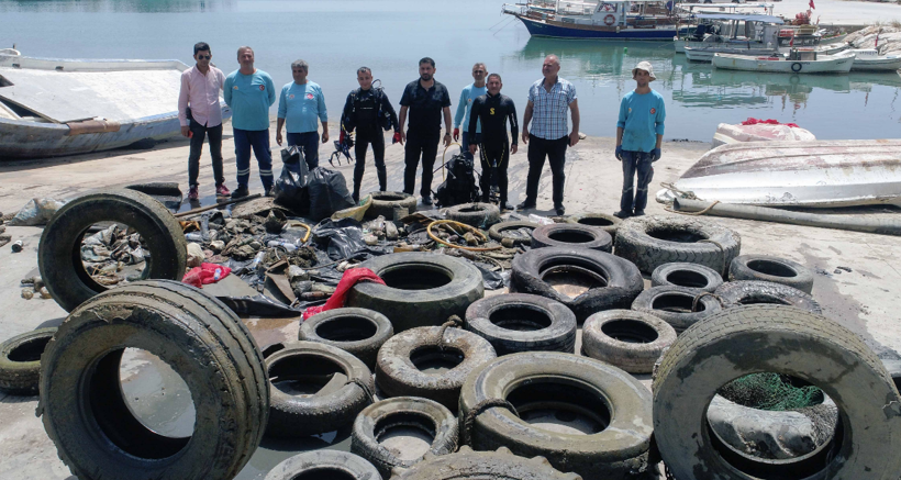 Adana sahilleri temizlendi denizden çıkanlar yok artık dedirtti - Resim: 1