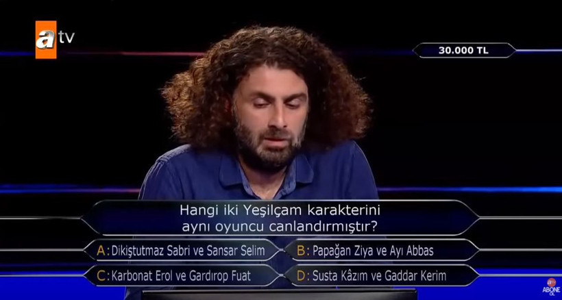 ATV Kim Milyoner Olmak İster'e Gardırop Fuat damga vurdu! 3 jokerini harcadı - Resim: 1