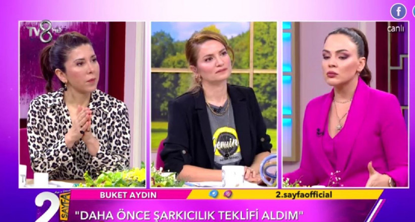 TV8 2. Sayfa canlıda Buket Aydın'dan 'şarkıcılık' itirafı teklifler yağmış ilk şarkısı 'Habeş Maymunu' - Resim: 4