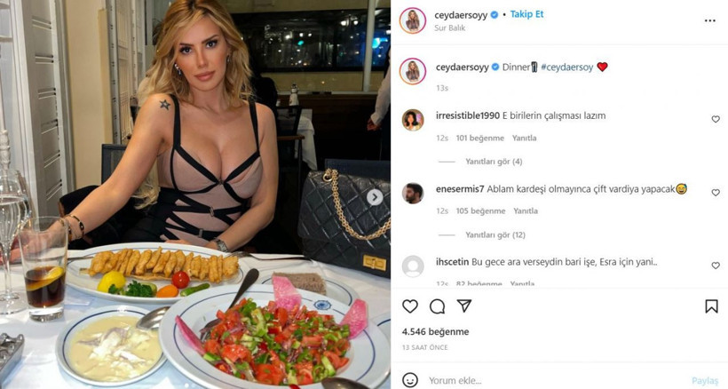 Ciciş Esra Ersoy 13 yaşındaki çocuğa cinsel istismardan tutuklandı kardeşi Ceyda balıkçıda keyif yaptı - Resim: 2