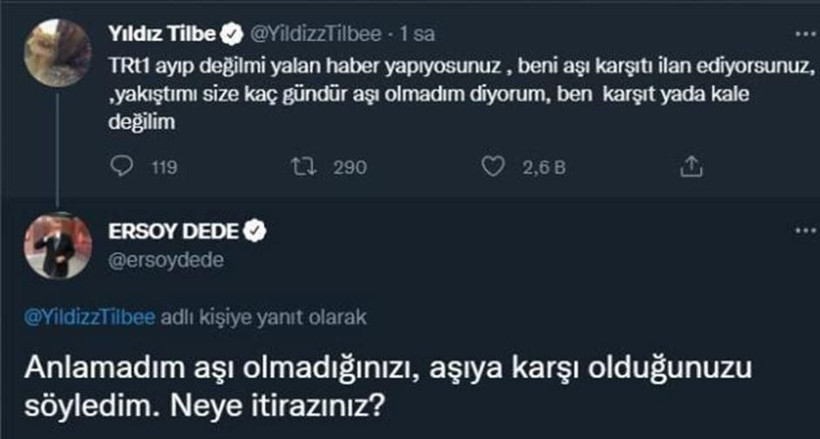 Yıldız Tilbe'den TRT spikeri Ersoy Dede'ye aşı çıkışı: Yakıştı mı size? - Resim: 3