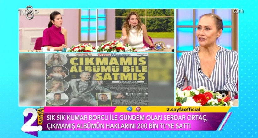 TV8 2. Sayfa canlıda Neslihan Acar'dan Serdar Ortaç'a 'Ahmet Kaya' bombası - Resim: 4