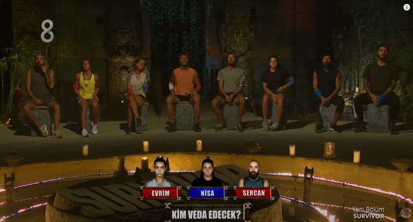 Sercan Survivor'da Nisa'nın aşk notlarını ifşa etti! Evrim de elendi - Resim: 2