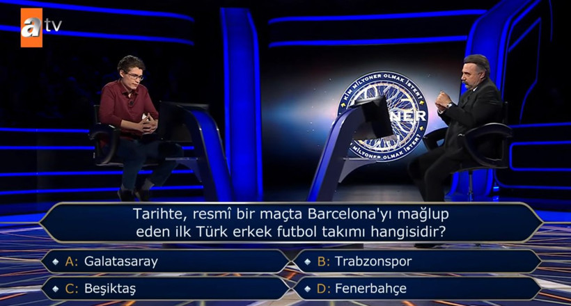 Kim Milyoner Olmak İster'de 500 bin TL'lik futbol sorusu! Doğru cevap şaşırttı - Resim: 4