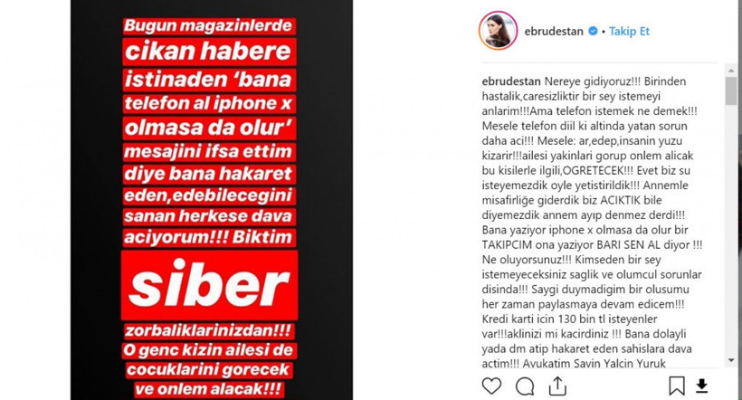 Ebru Destan, telefon isteyen takipçisini ifşa etti - Resim: 4