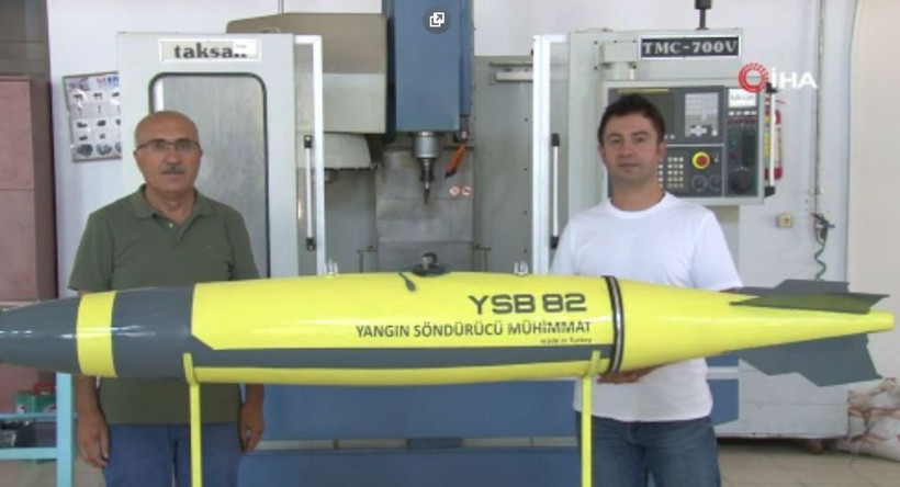 Malatya'da Türk mühendisi yaptı! Yangın söndürme bombası - Resim: 1