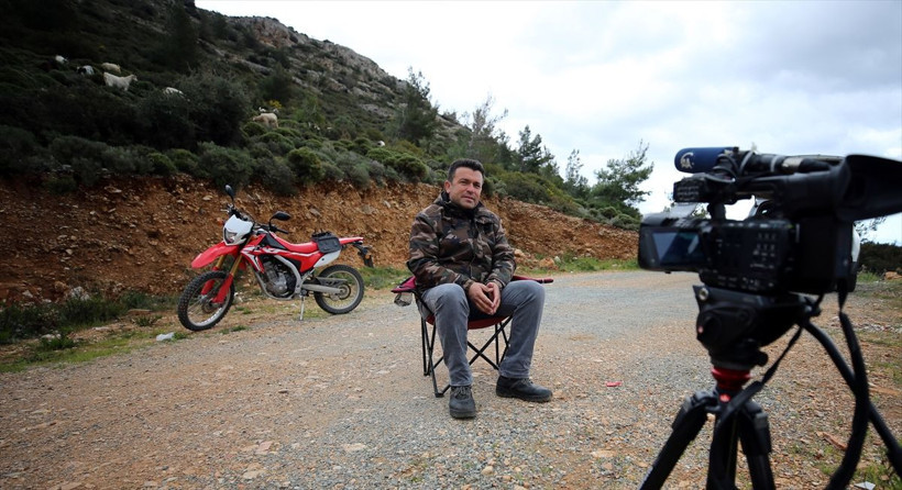 Muğla Bodrum'un teknolojik çobanı sürüsünü drone ile takip ediyor - Resim: 1