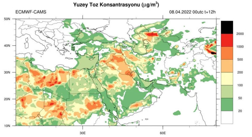 Göz gözü görmeyecek! Suriye'den Türkiye'ye geliyor: Meteoroloji 15 ilde alarm verdi - Resim: 2