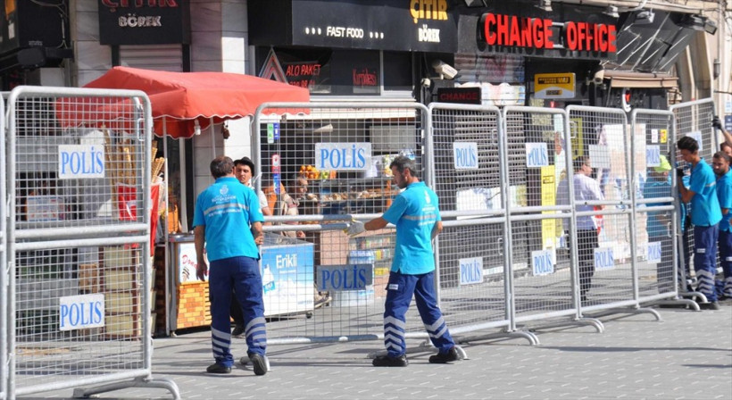 Taksim CHP mitingi için hazır! Dikkat çeken detay - Resim: 2