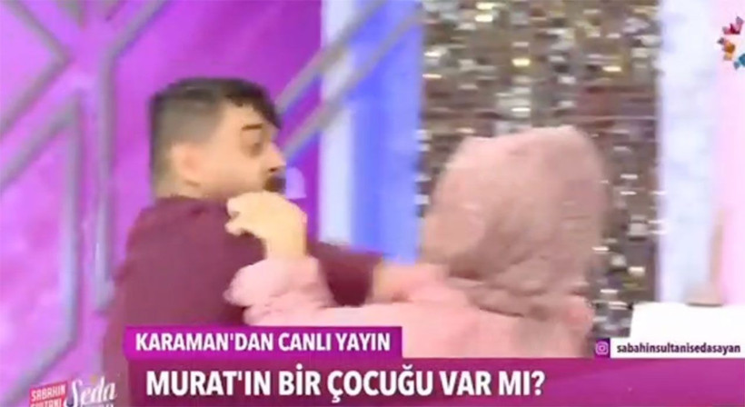 Küfürler havada uçuştu canlı yayında kadın dövdü! Seda Sayan reyting için sadece izledi - Resim: 4