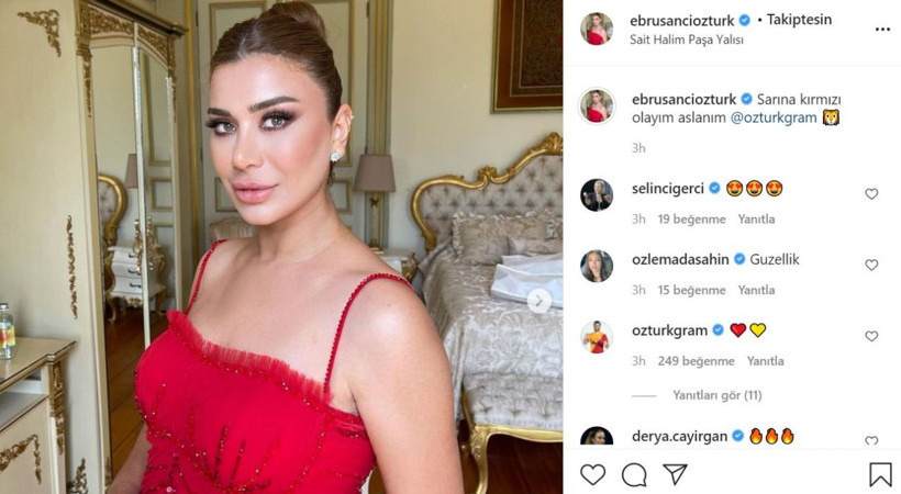 Ebru Şancı'dan futbolcu eşi Alpaslan Öztürk'e: Peşimden böyle koşmadın - Resim: 3