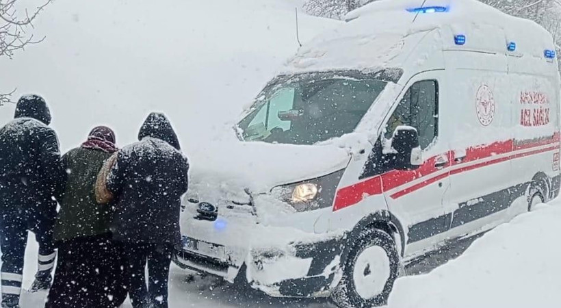 Hakkari Şemdinli'de rahatsızlanan hasta için seferberlik - Resim: 1