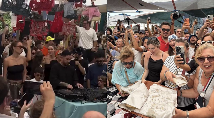 DJ Mahmut Orhan'dan şaşırtan performans! Pazarı sahneye çevirdi... - Resim: 2