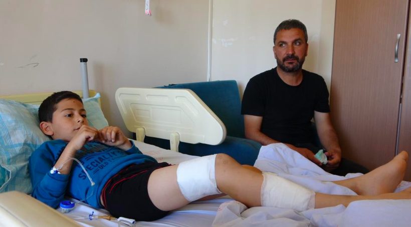 Evinin önünde 7 yaşındaki çocuğa 4 köpek birden saldırdı - Resim: 3