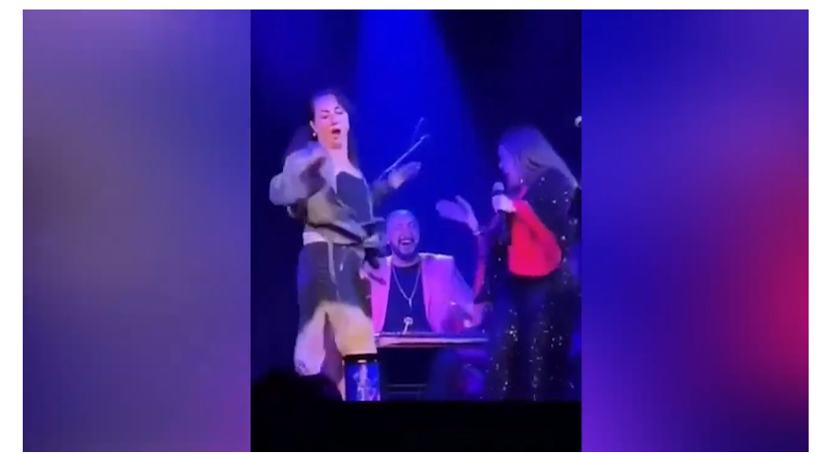 Meltem Cumbul sahnede Nükhet Duru'yu taklit etti! Duru, Cumbul'un kalçasına vurdu - Resim: 3