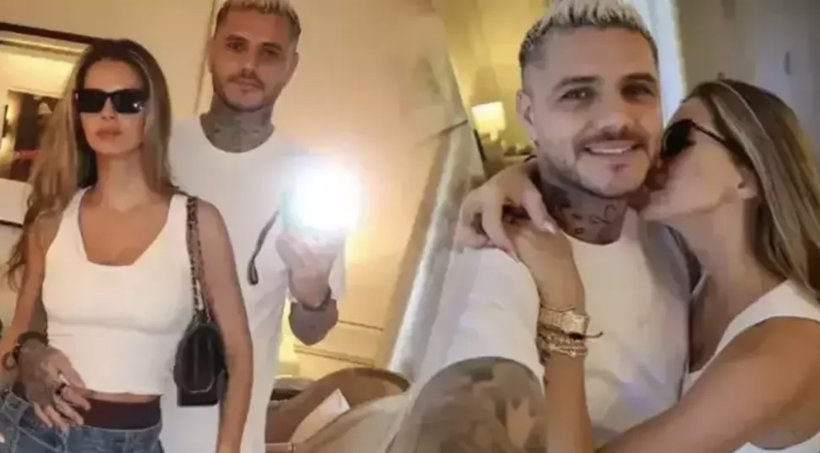 Icardi öpücük yağmuruna tutuldu! Duygusal kareler "aşka geldi" dedirtti - Resim: 2